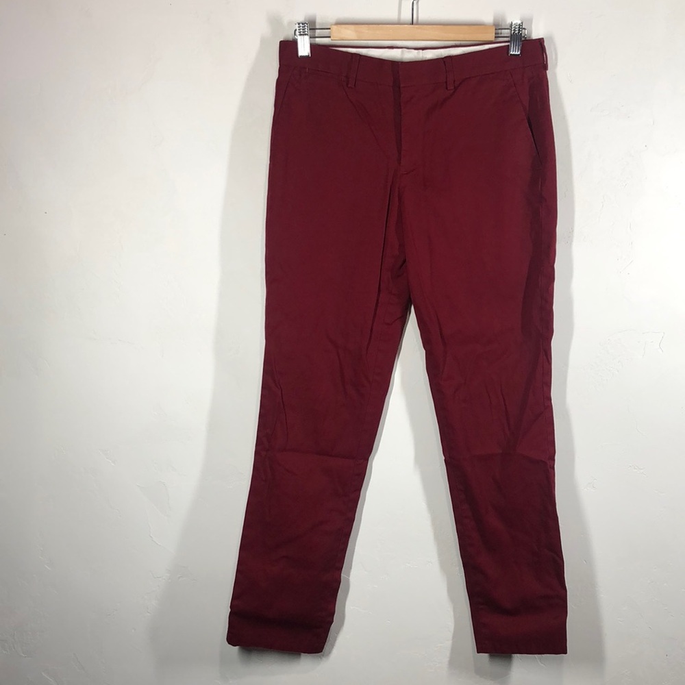 Express Innovator red dress pants size 29x30